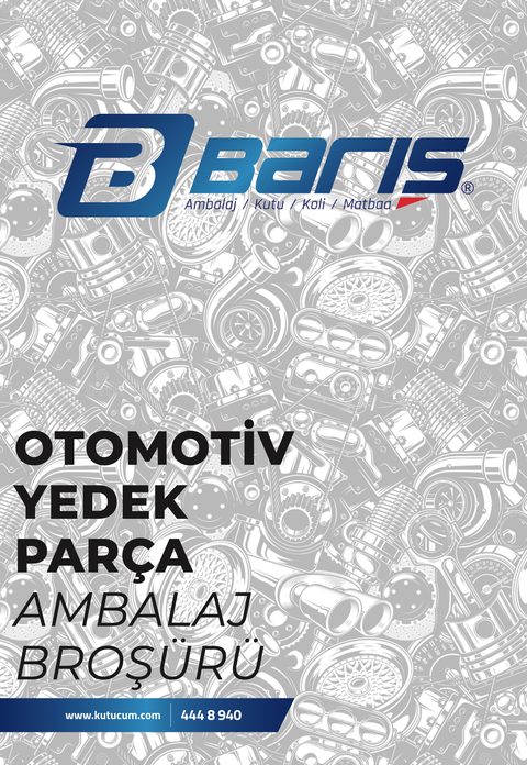 Otomotiv Yedek Parça ambalaj broşürü kapağı